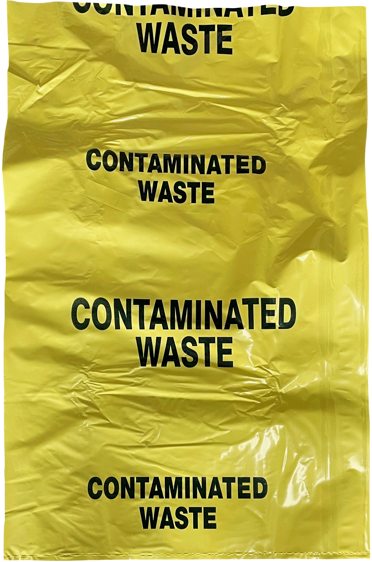 Yellow Contaminated Waste Disposal Bag